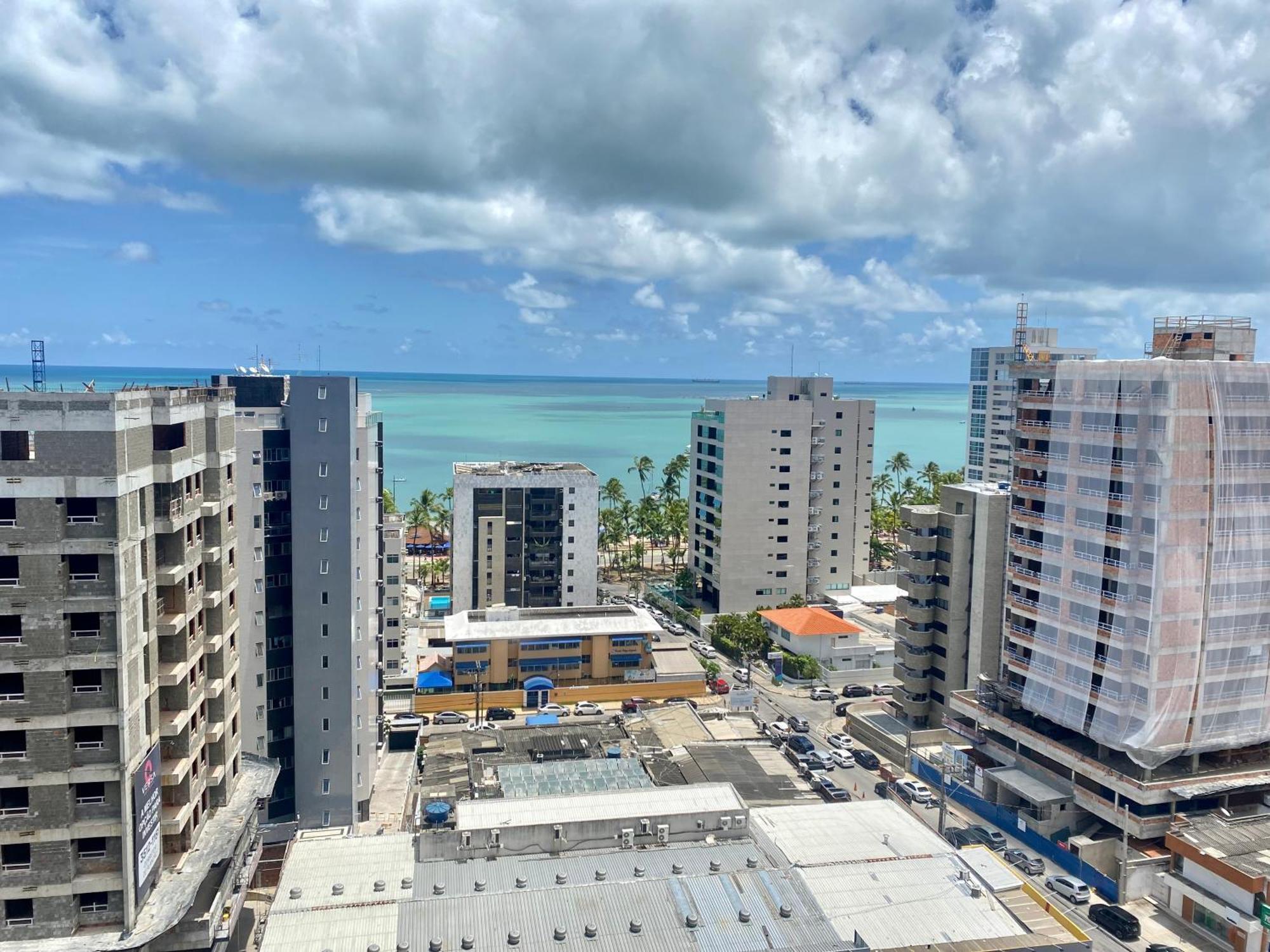 Apto Time - Vista Mar Em Ponta Verde Maceio Apartment Luaran gambar